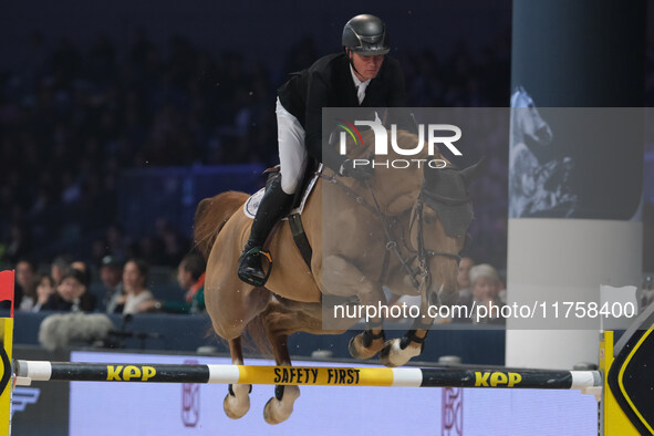 Michael Duffy rides Balory PS during the International Winning Round CSI5*-W Trophy No. 5 presented by Crivelli at Jumping Verona in Verona,...