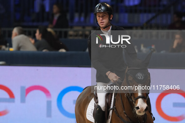 Scott Brash rides Hello Jefferson during the International Winning Round CSI5*-W Trophy No. 5 presented by Crivelli at Jumping Verona in Ver...