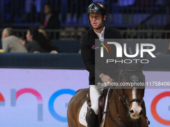 Scott Brash rides Hello Jefferson during the International Winning Round CSI5*-W Trophy No. 5 presented by Crivelli at Jumping Verona in Ver...