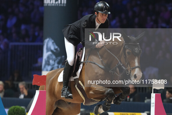 Scott Brash rides Hello Jefferson during the International Winning Round CSI5*-W Trophy No. 5 presented by Crivelli at Jumping Verona in Ver...