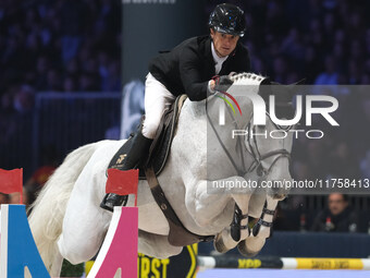 Kyle Timm rides Casino Calvin during the International Winning Round CSI5*-W Trophy No. 5 presented by Crivelli at Jumping Verona in Verona,...