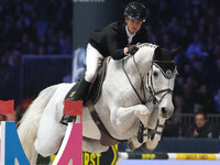 Kyle Timm rides Casino Calvin during the International Winning Round CSI5*-W Trophy No. 5 presented by Crivelli at Jumping Verona in Verona,...