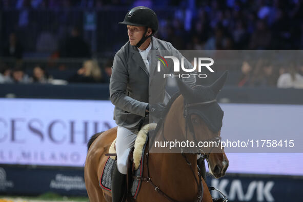 Andreas Schou rides Billy Matador during the International Winning Round CSI5*-W Trophy No. 5 presented by Crivelli at Jumping Verona in Ver...