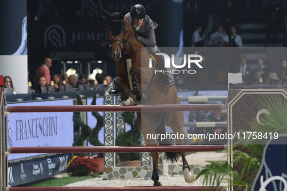 Andreas Schou rides Billy Matador during the International Winning Round CSI5*-W Trophy No. 5 presented by Crivelli at Jumping Verona in Ver...