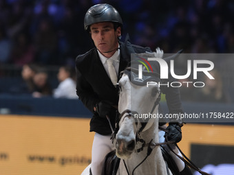 Mark McAuley rides Destinee de Vains during the International Winning Round CSI5*-W Trophy No. 5 presented by Crivelli at Jumping Verona in...