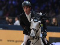 Mark McAuley rides Destinee de Vains during the International Winning Round CSI5*-W Trophy No. 5 presented by Crivelli at Jumping Verona in...