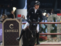 Max Kuhner rides EIC Cooley Jump the Q during the International Winning Round CSI5*-W Trophy No. 5 presented by Crivelli at Jumping Verona i...