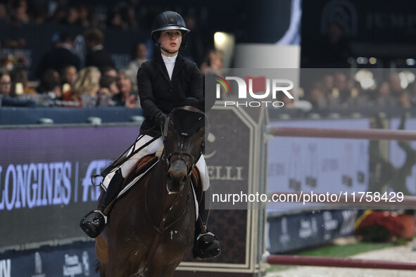 Alessia Arrigo Zazadze rides Dawson during the International Winning Round CSI5*-W Trophy n.5 presented by Crivelli at Jumping Verona in Ver...