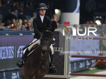 Alessia Arrigo Zazadze rides Dawson during the International Winning Round CSI5*-W Trophy n.5 presented by Crivelli at Jumping Verona in Ver...