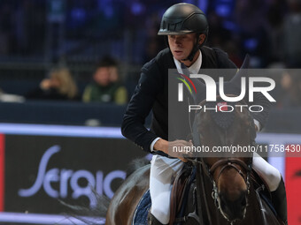 Antoine Ermann rides Odin Van Hanegoor during the International Winning Round CSI5*-W Trophy No. 5 presented by Crivelli at Jumping Verona i...