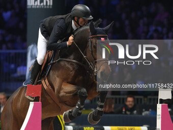 Antoine Ermann rides Odin Van Hanegoor during the International Winning Round CSI5*-W Trophy No. 5 presented by Crivelli at Jumping Verona i...