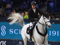 Jerome Guery rides Great Britain V during the International Winning Round CSI5*-W Trophy No. 5 presented by Crivelli at Jumping Verona in Ve...