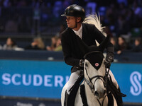 Jerome Guery rides Great Britain V during the International Winning Round CSI5*-W Trophy No. 5 presented by Crivelli at Jumping Verona in Ve...