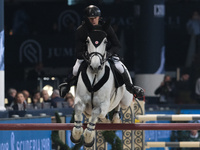 Jerome Guery rides Great Britain V during the International Winning Round CSI5*-W Trophy No. 5 presented by Crivelli at Jumping Verona in Ve...