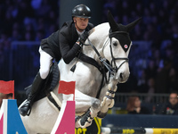 Jerome Guery rides Great Britain V during the International Winning Round CSI5*-W Trophy No. 5 presented by Crivelli at Jumping Verona in Ve...