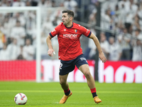 Jesus Areso right-back of Osasuna and Spain during the La Liga match between Real Madrid CF and CA Osasuna at Estadio Santiago Bernabeu on N...