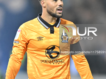 Elias Kachunga (10 Cambridge United) participates in the Sky Bet League 1 match between Peterborough and Cambridge United at London Road in...