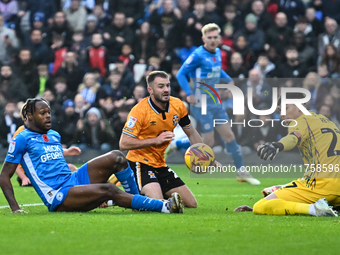 Ricky Jade Jones (17 Peterborough United) scores his first goal during the Sky Bet League 1 match between Peterborough and Cambridge United...