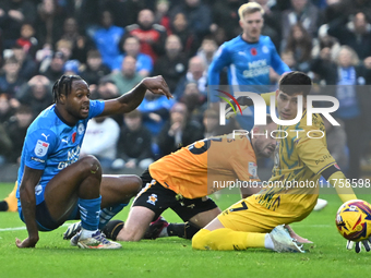 Ricky Jade Jones (17 Peterborough United) scores his first goal during the Sky Bet League 1 match between Peterborough and Cambridge United...