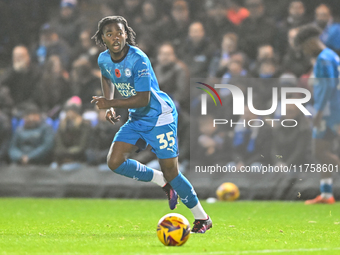 Donay Obrien Brady (35 Peterborough United) participates in the Sky Bet League 1 match between Peterborough and Cambridge United at London R...