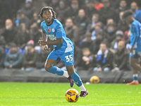 Donay Obrien Brady (35 Peterborough United) participates in the Sky Bet League 1 match between Peterborough and Cambridge United at London R...