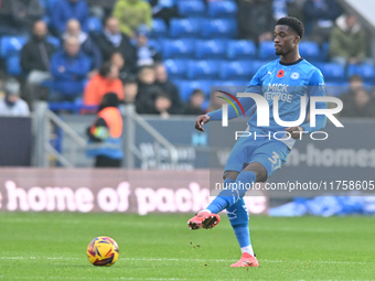 Emmanuel Fernandez (37 Peterborough United) passes the ball during the Sky Bet League 1 match between Peterborough and Cambridge United at L...