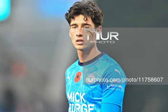 Joel Randall (14 Peterborough United) looks on during the Sky Bet League 1 match between Peterborough and Cambridge United at London Road in...