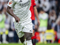 Vinicius Junior of Real Madrid CF celebrates his goal during the La Liga EA Sports 2024/25 football match between Real Madrid CF and CA Osas...