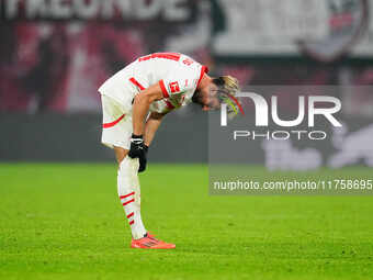 Kevin Kampl of Leipzig  with post game despair during the Bundesliga match between RB Leipzig and Borussia Mönchengladbach at Red Bull arena...