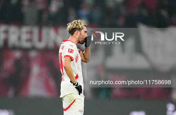 Kevin Kampl of Leipzig  with post game despair during the Bundesliga match between RB Leipzig and Borussia Mönchengladbach at Red Bull arena...