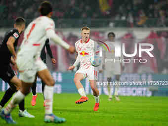 Arthur Vermeeren of Leipzig  controls the ball during the Bundesliga match between RB Leipzig and Borussia Mönchengladbach at Red Bull arena...