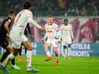 Arthur Vermeeren of Leipzig  controls the ball during the Bundesliga match between RB Leipzig and Borussia Mönchengladbach at Red Bull arena...