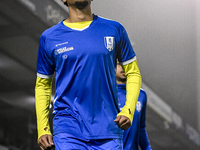 RKC midfielder Daouda Weidmann plays during the match between RKC and NEC at the Mandemakers Stadium in Waalwijk, Netherlands, on November 9...