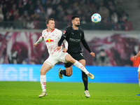 Tim Kleindienst of Borussia Monchengladbach  controls the ball during the Bundesliga match between RB Leipzig and Borussia Mönchengladbach a...