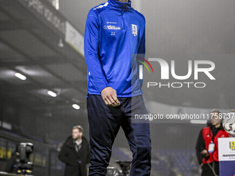 RKC midfielder Tim van der Loo plays during the match between RKC and NEC at the Mandemakers Stadium in Waalwijk, Netherlands, on November 9...