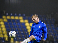 RKC midfielder Richard van der Venne plays during the match between RKC and NEC at the Mandemakers Stadium in Waalwijk, Netherlands, on Nove...