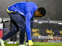 RKC forward Denilho Cleonise plays during the match between RKC and NEC at the Mandemakers Stadium in Waalwijk, Netherlands, on November 9,...