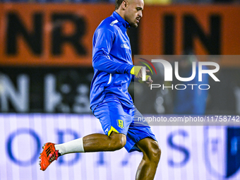 During the match RKC - NEC at the Mandemakers Stadium for the 2024-2025 season in Waalwijk, Netherlands, on November 9, 2024. (