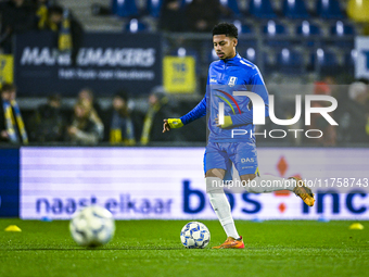 RKC forward Richonell Margaret plays during the match between RKC and NEC at the Mandemakers Stadium in Waalwijk, Netherlands, on November 9...