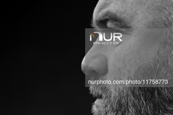 Wayne Rooney, manager of Plymouth Argyle, looks on during the Sky Bet Championship match between Derby County and Plymouth Argyle at Pride P...