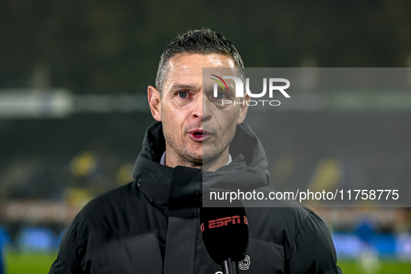 NEC trainer Rogier Meijer is present during the match between RKC and NEC at the Mandemakers Stadium in Waalwijk, Netherlands, on November 9...