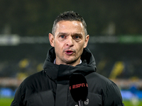 NEC trainer Rogier Meijer is present during the match between RKC and NEC at the Mandemakers Stadium in Waalwijk, Netherlands, on November 9...