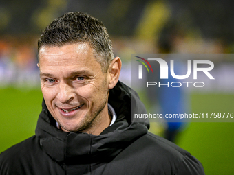 NEC trainer Rogier Meijer is present during the match between RKC and NEC at the Mandemakers Stadium in Waalwijk, Netherlands, on November 9...