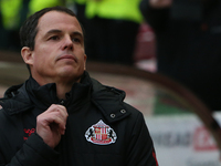 Sunderland Head Coach Regis Le Bris is present during the Sky Bet Championship match between Sunderland and Coventry City at the Stadium Of...