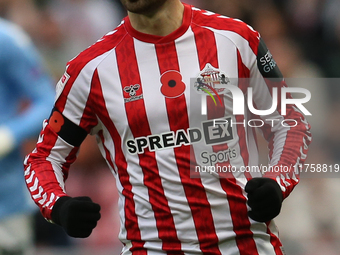 Patrick Roberts plays during the Sky Bet Championship match between Sunderland and Coventry City at the Stadium Of Light in Sunderland, Engl...