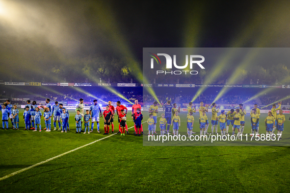 During the match RKC - NEC at the Mandemakers Stadium for the 2024-2025 season in Waalwijk, Netherlands, on November 9, 2024. 