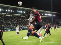 Roberto Piccoli (#91 Cagliari Calcio) participates in the Serie A TIM match between Cagliari Calcio and AC Milan in Italy on November 9, 202...