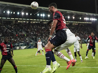 Roberto Piccoli (#91 Cagliari Calcio) participates in the Serie A TIM match between Cagliari Calcio and AC Milan in Italy on November 9, 202...