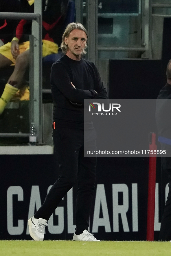 During the Serie A TIM match between Cagliari Calcio and AC Milan in Italy, on November 9, 2024, 