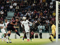 Roberto Piccoli (#91 Cagliari Calcio) participates in the Serie A TIM match between Cagliari Calcio and AC Milan in Italy on November 9, 202...